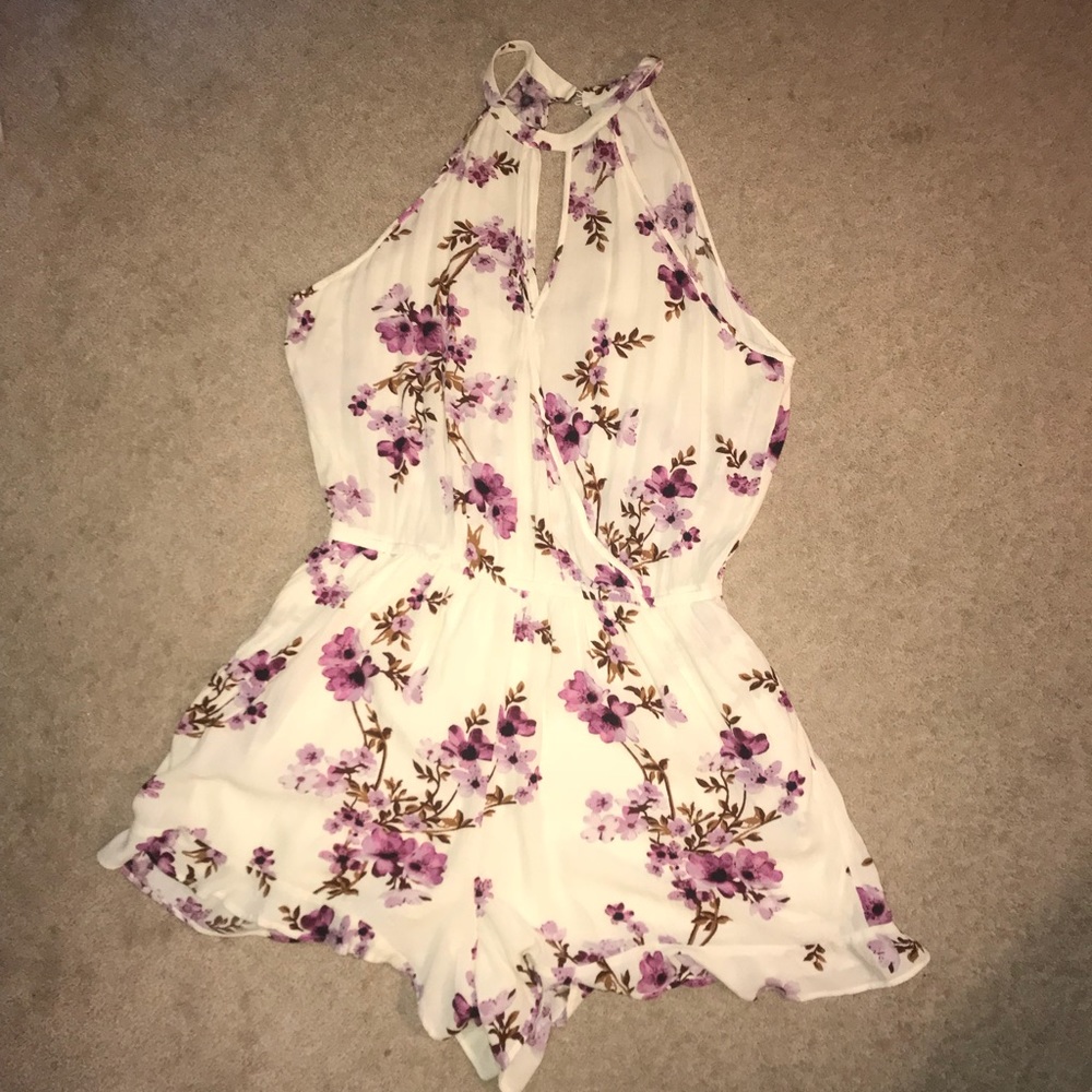 American Eagle Floral Romper - XL - EUC